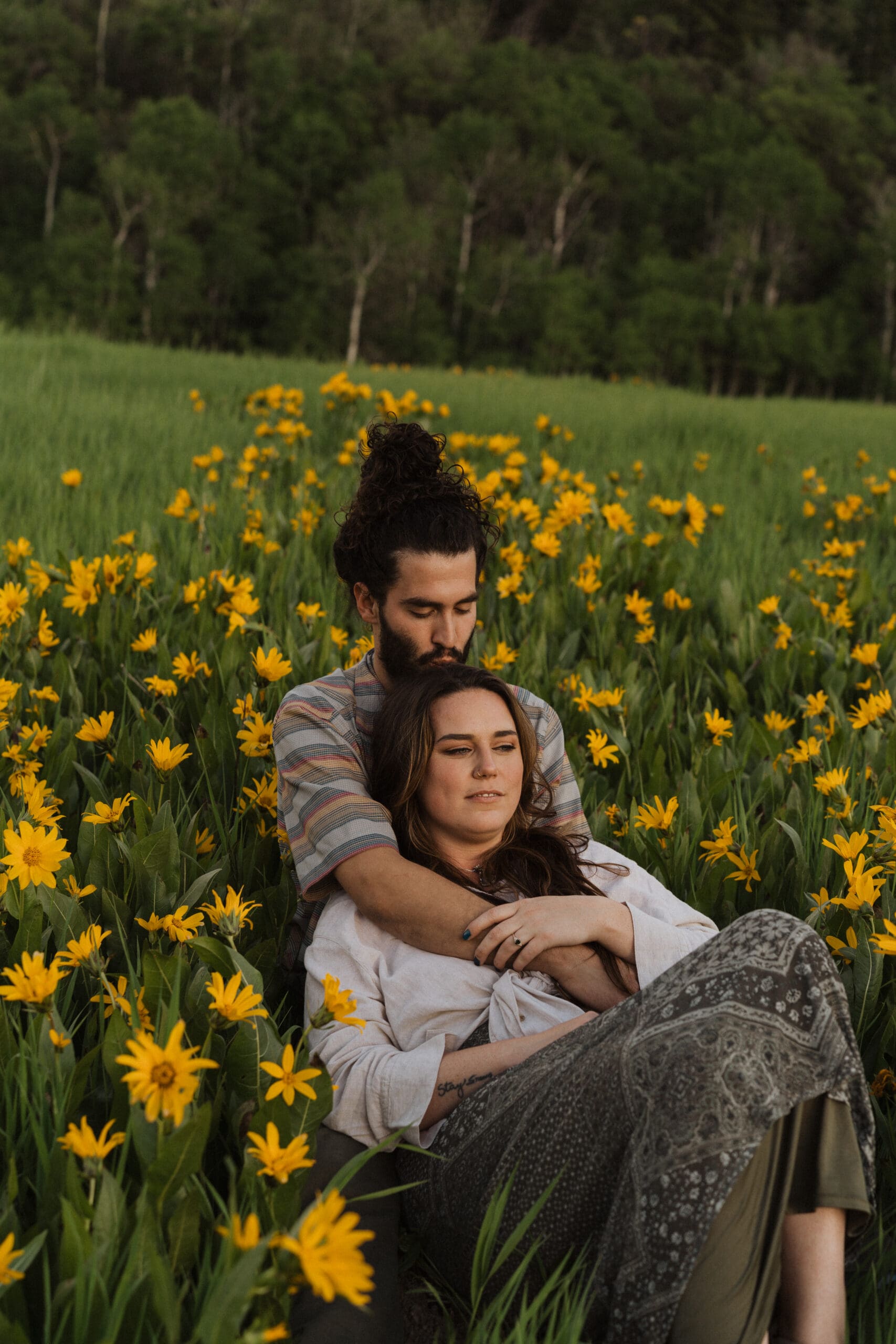 Utah Snowbasin Engagement Photos