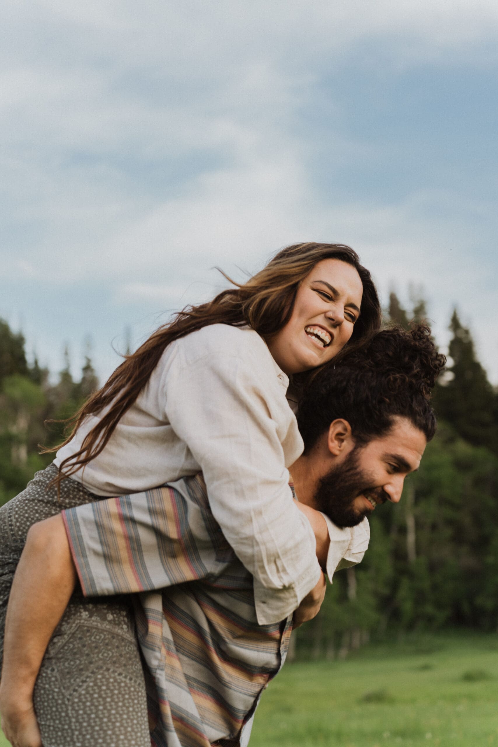 Utah Snowbasin Engagement Photos