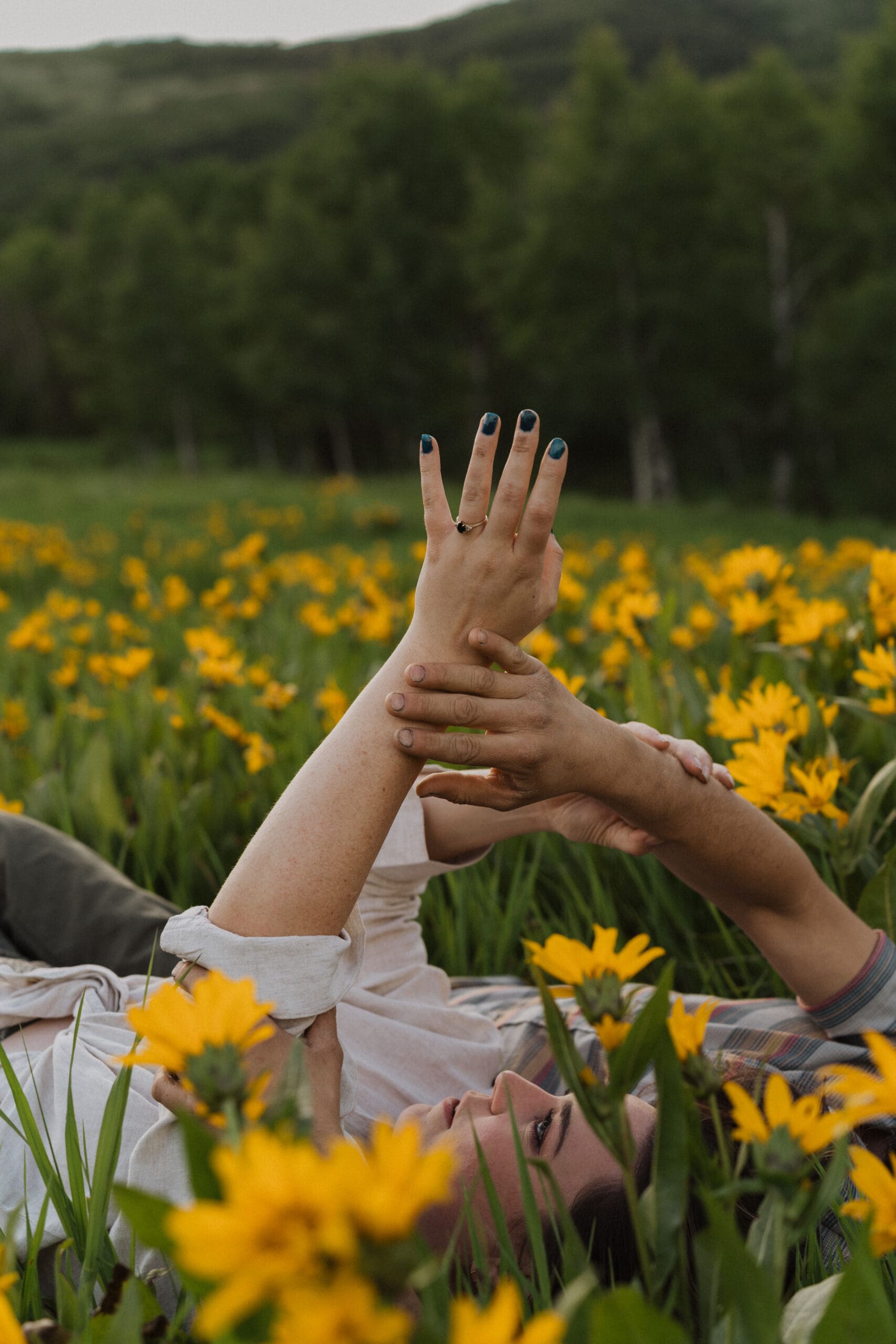 Utah Snowbasin Engagement Photos