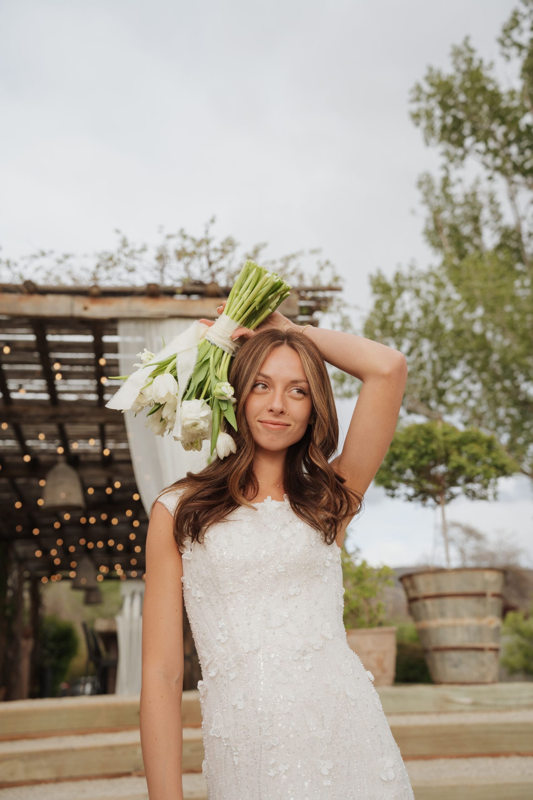 Bride Holding flowers
